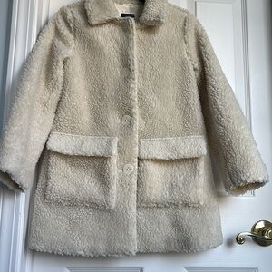 Girls Crewcuts Sherpa Coat Size M (8-9y)